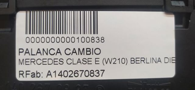 Mechanizm zmiany biegów (cięgno) do Mercedes S C140