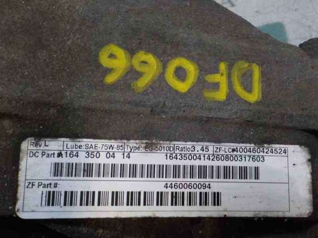 Reduktor mostu tylnego A1643500414 MERCEDES