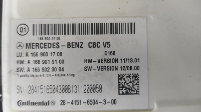 A1669001708 Mercedes