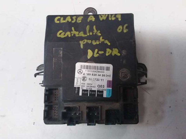 Mechanizm podnoszenia szyby drzwi przednich prawych A1698204426 MERCEDES