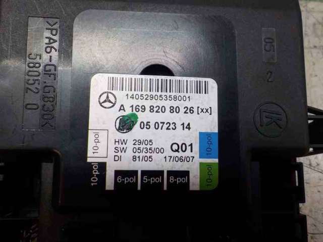 Mechanizm podnoszenia szyby drzwi przednich prawych A1698208026 MERCEDES