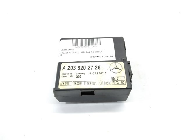 Brelok-sterownik sygnalizacji A2038202726 MERCEDES