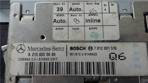 Radioodtwarzacz (radio AM/FM) do Mercedes E S210