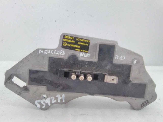 Rezystor wentylatora nagrzewnicy (ogrzewacza kabiny) A2108214651 MERCEDES