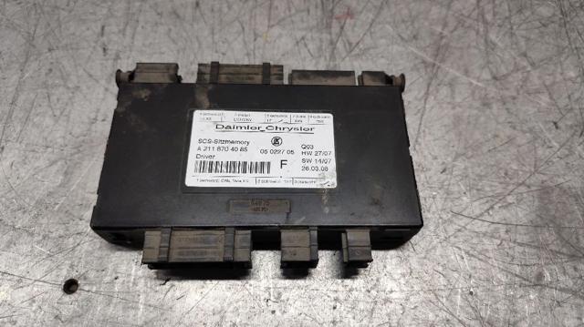 Fotel przedni lewy A2118704085 MERCEDES
