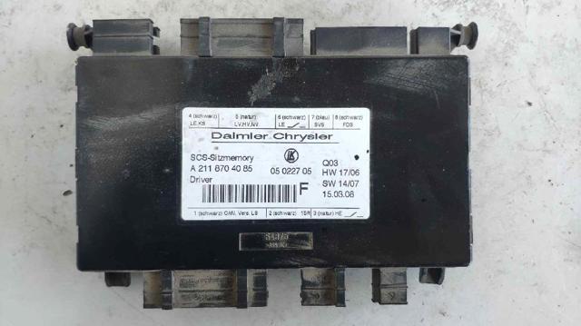 Fotel przedni lewy A2118704085 MERCEDES