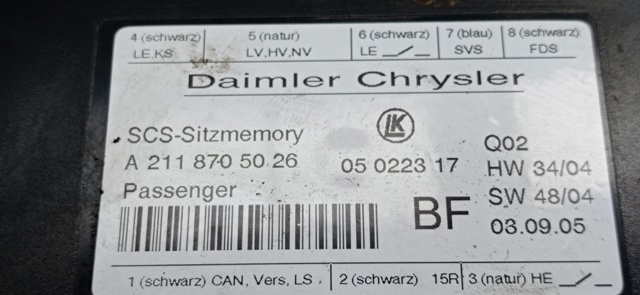 A2118705026 Mercedes