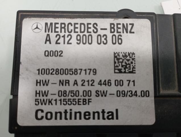 A2129000306 Mercedes