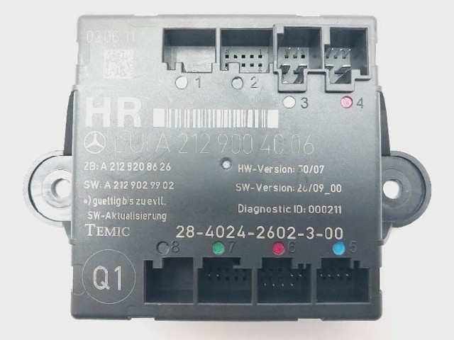 Blok komfortu A2129004006 MERCEDES