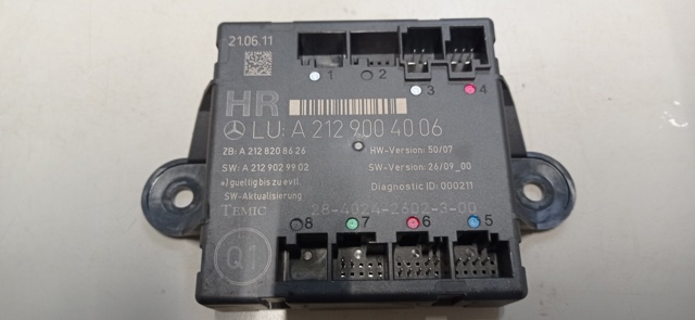 Blok komfortu A2129004006 MERCEDES