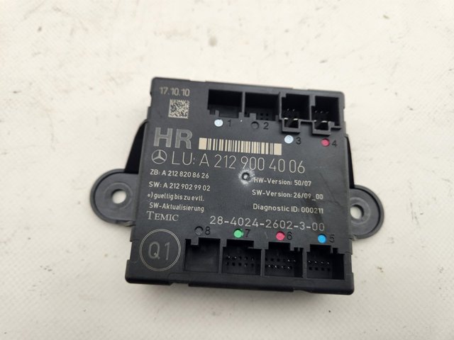 Blok komfortu A2129004006 MERCEDES