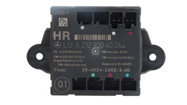 Blok komfortu A2129004006 MERCEDES