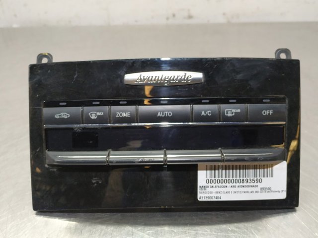 Sterownik trybów ogrzewania/klimatyzacji A2129007404 MERCEDES