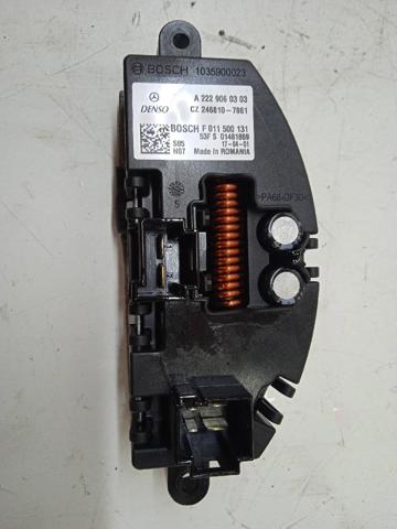 Rezystor wentylatora nagrzewnicy (ogrzewacza kabiny) A2229060303 MERCEDES