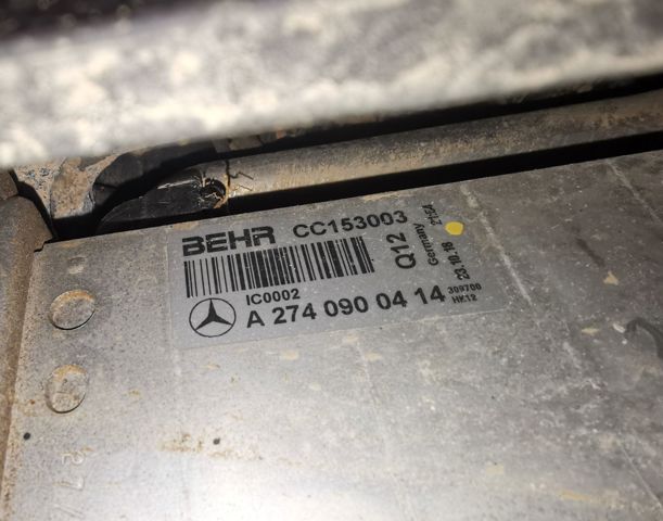 Chłodnica intercoolera Mercedes E W213