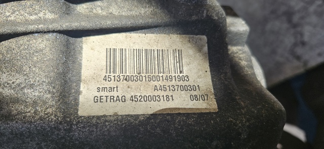 Automatyczna skrzynia biegów, kompletna Smart FORTWO 451