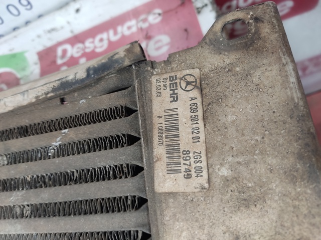 Chłodnica intercoolera A6395010201 MERCEDES