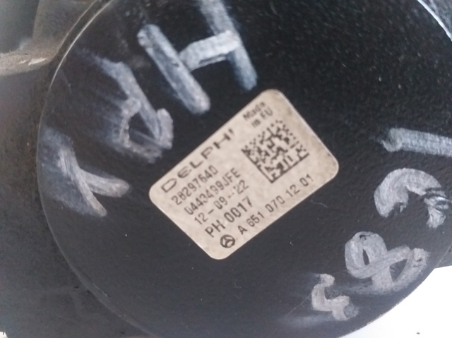 Pompa wtryskowa wysokiego ciśnienia A6510701201 MERCEDES