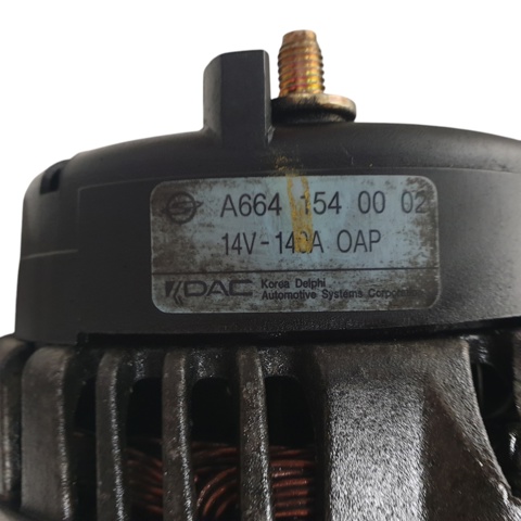 Alternator A6641540002 SSANG YONG