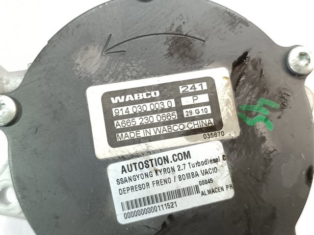 A6652300665 Ssang Yong