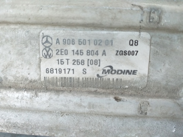 Chłodnica intercoolera A9065010201 MERCEDES