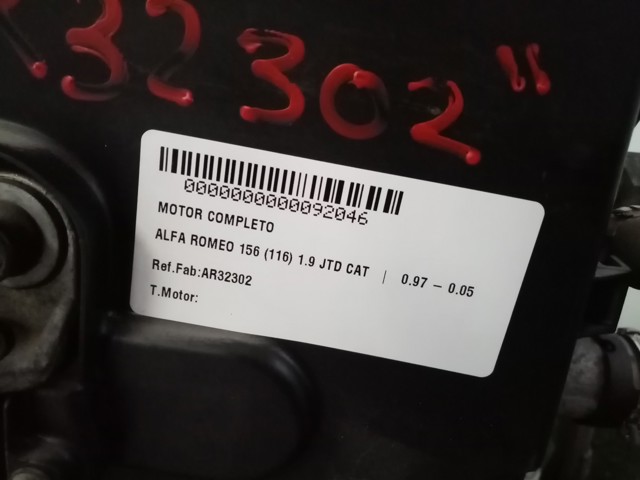 Silnik w komplecie AR32302 FIAT
