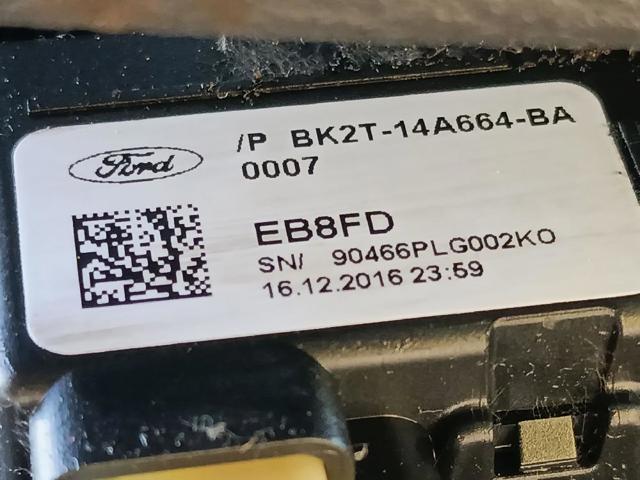 Pierścień kontaktowy AIRBAG, taśma kierownicy  BK2T14A664BA FORD