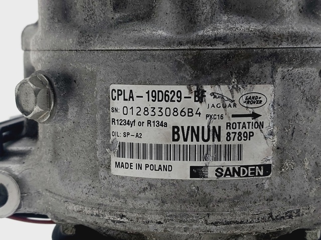Sprężarka klimatyzacji CPLA19D629BF LAND ROVER