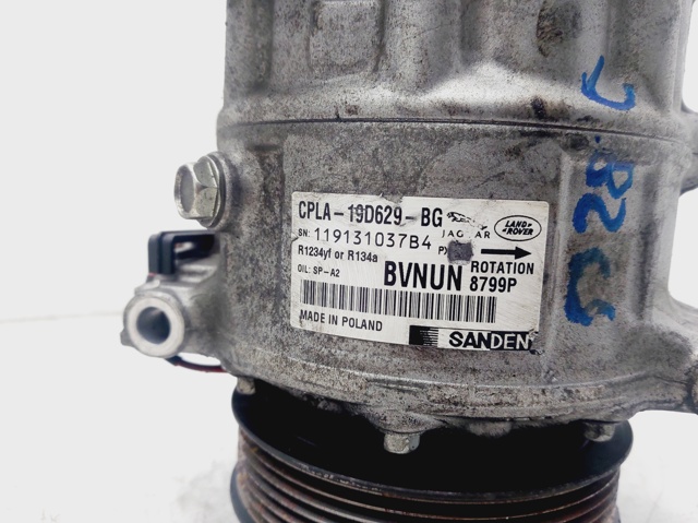 Sprężarka klimatyzacji CPLA19D629BG JAGUAR