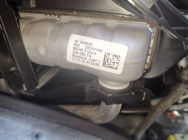 Chłodnica nagrzewnicy (ogrzewacza) DE207002 OPEL