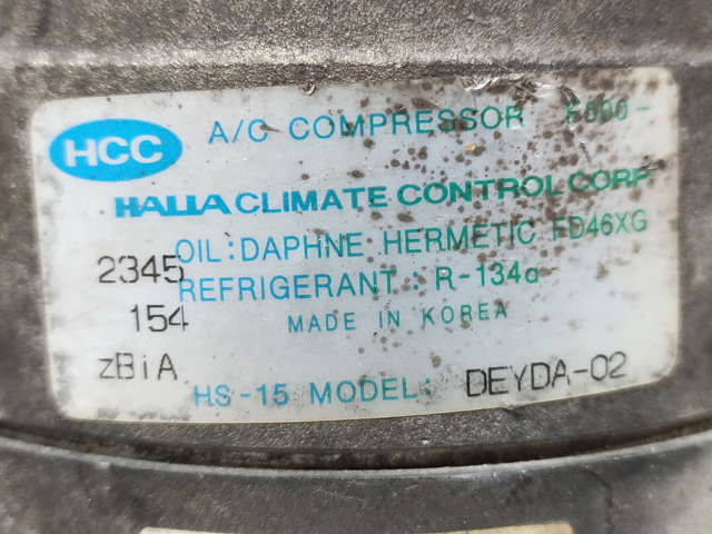 Sprężarka klimatyzacji DEYDA02 HYUNDAI