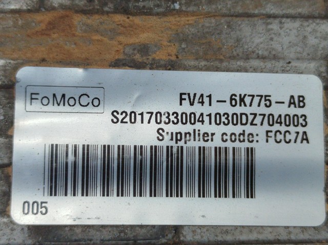 Chłodnica intercoolera FV416K775AB FORD