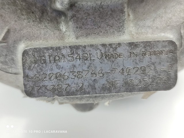 Turbina H8200638766 NISSAN