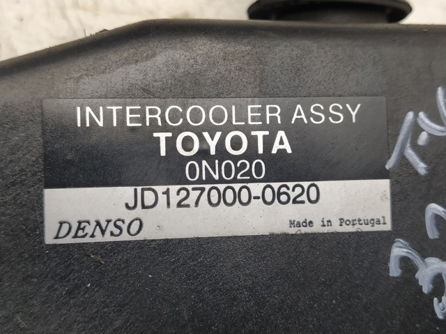 Chłodnica intercoolera JD1270000620 TOYOTA