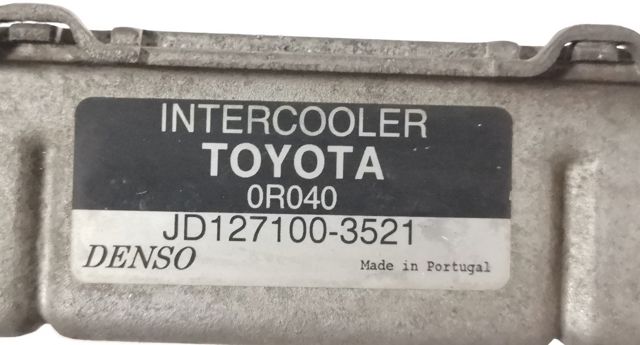 Chłodnica intercoolera JD1271003521 TOYOTA