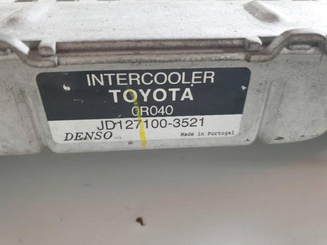 Chłodnica intercoolera JD1271003521 TOYOTA