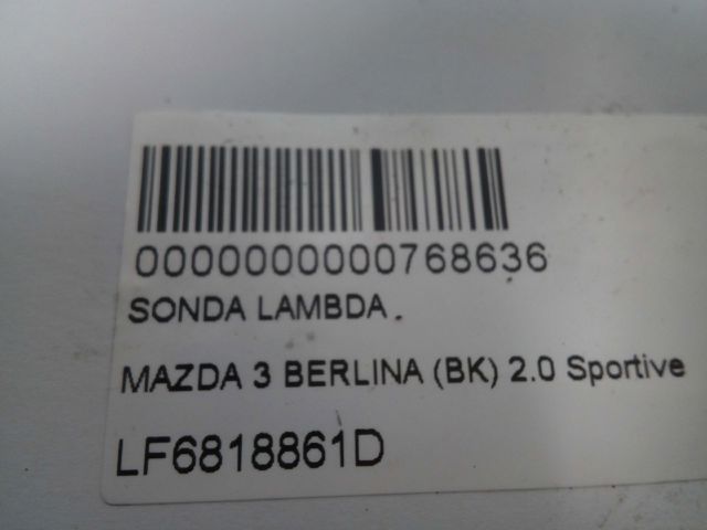 Sonda lambda czujnik tlenu przed katalizatorem LF6818861D MAZDA