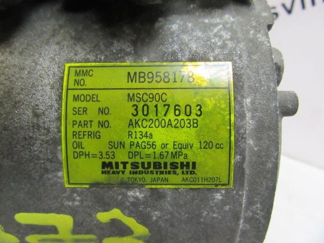 Sprężarka klimatyzacji MB958178 MITSUBISHI