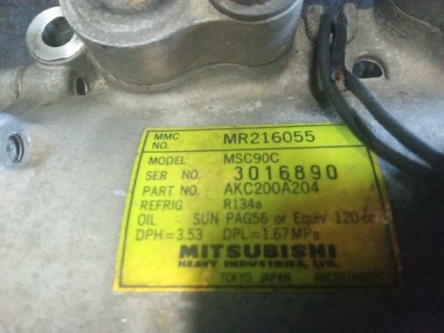 Sprężarka klimatyzacji Mitsubishi Outlander 1 CU