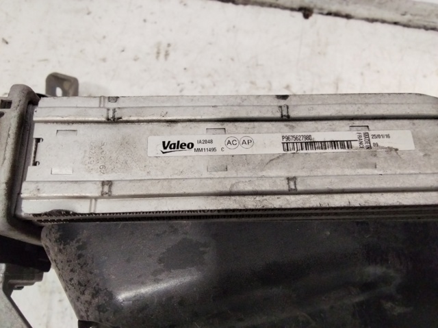 Chłodnica intercoolera P9675627980 PEUGEOT