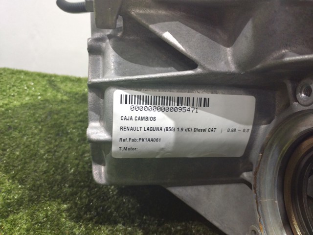 Mechaniczna skrzynia biegów w komplecie PK1AA061 RENAULT