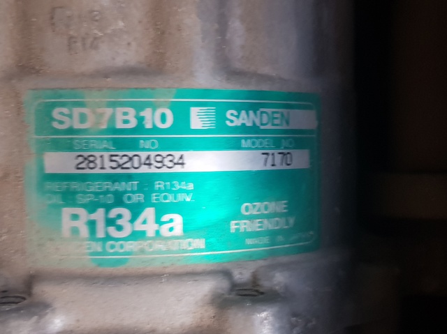 Sprężarka klimatyzacji SD7B107170 OPEL