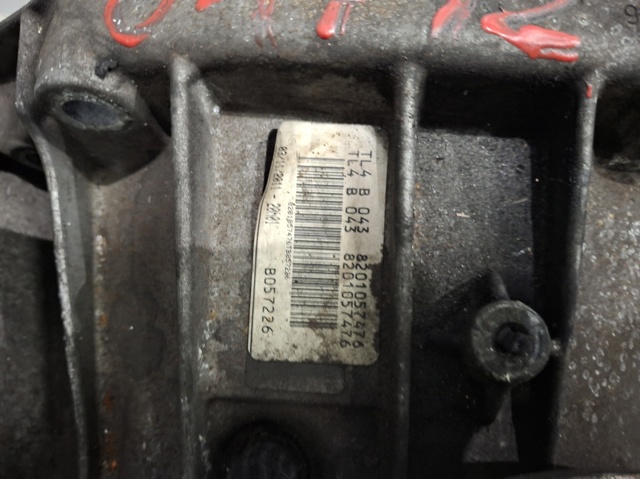 Mechaniczna skrzynia biegów w komplecie TL4043 RENAULT