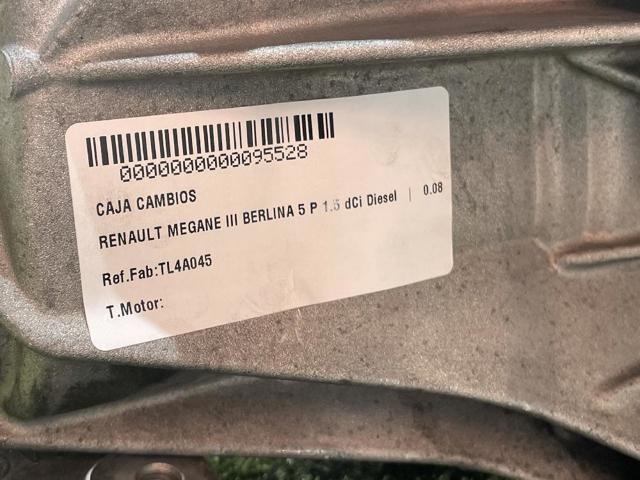Mechaniczna skrzynia biegów w komplecie TL4A045 RENAULT