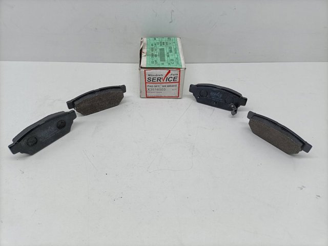 Okładziny (klocki) do hamulców tarczowych tylne X3516003 MITSUBISHI