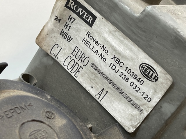 Reflektor prawy Rover 75 RJ