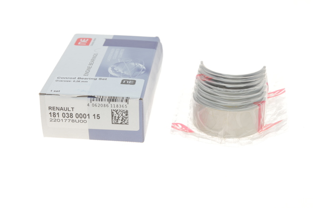 Panewki korbowodowe wału korbowego, zestaw, 1. naprawa (+0,25) NE/NPR 181038000115 cena, od 28,55 USD