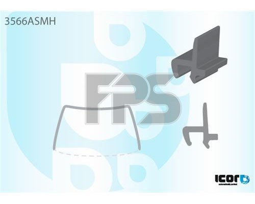 Listwa ochronna szyby przedniej do Ford Focus II CA5