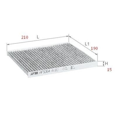 Do koszyka AF5064A Alpha Filter Filtr kabiny