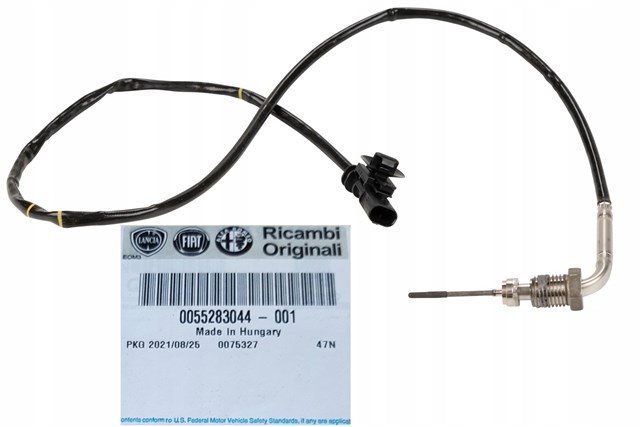 Do koszyka 55283044 Fiat/Alfa/Lancia Czujnik temperatury spalin, przed filtrem cząstek stałych